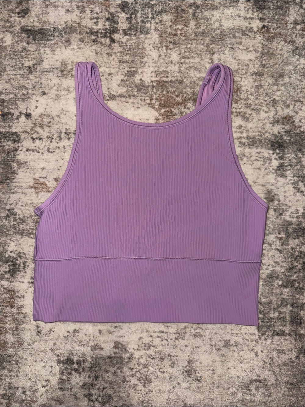 lululemon athletica Lavender Ribbed Tank Top